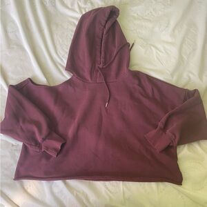 Plus Size Burgundy Tracksuit